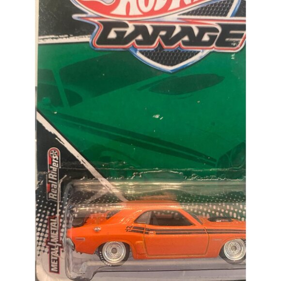 Hot Wheels Garage Hal Jordans 71 Dodge Challenger Mopar Metal/Metal Real Riders - Picture 2 of 5